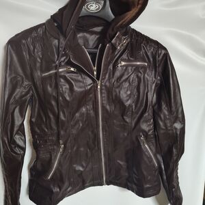 Women's Brown Leather Jacket